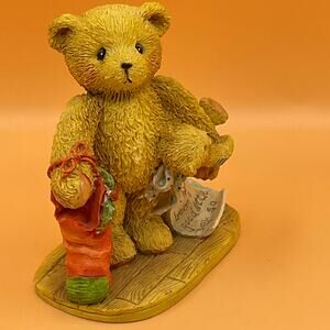 Jacob Cherished Teddies Wishing For Love 1992 Hamilton Gifts 950734‎ Figurine
